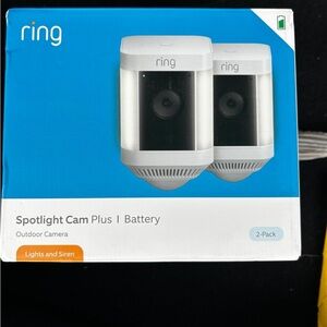 Ring Security Camera Set with LED and Siren”Or  Best Offer”